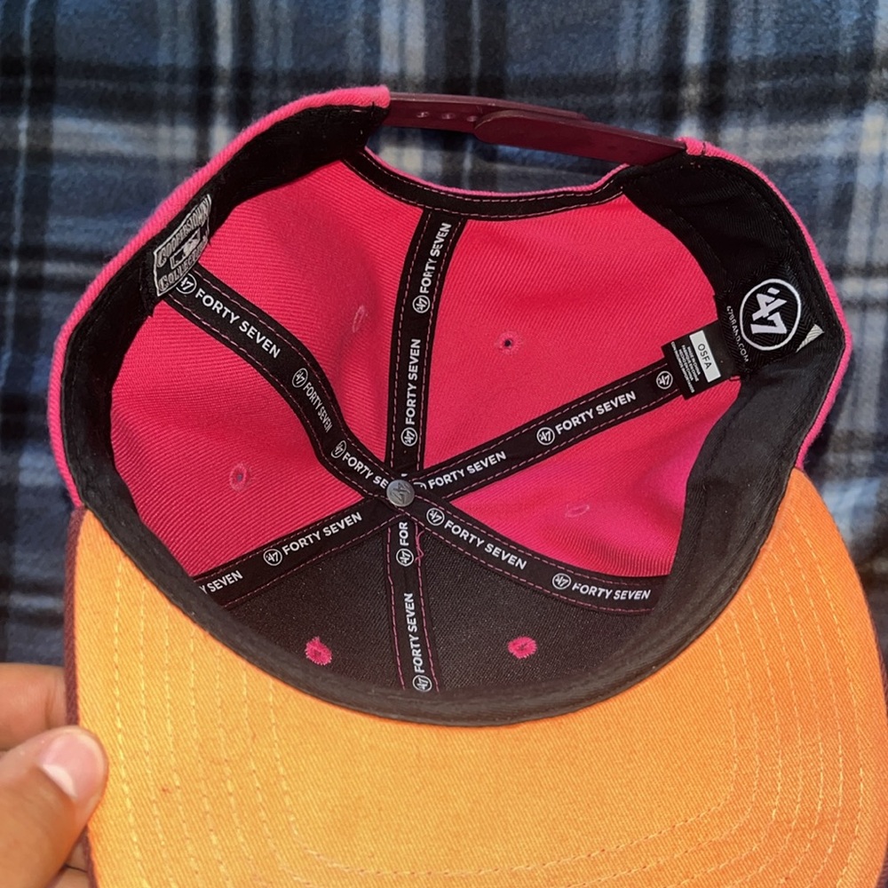 47 Los Angeles Angles Pink Adjustable Cap - Picture 13 of 17